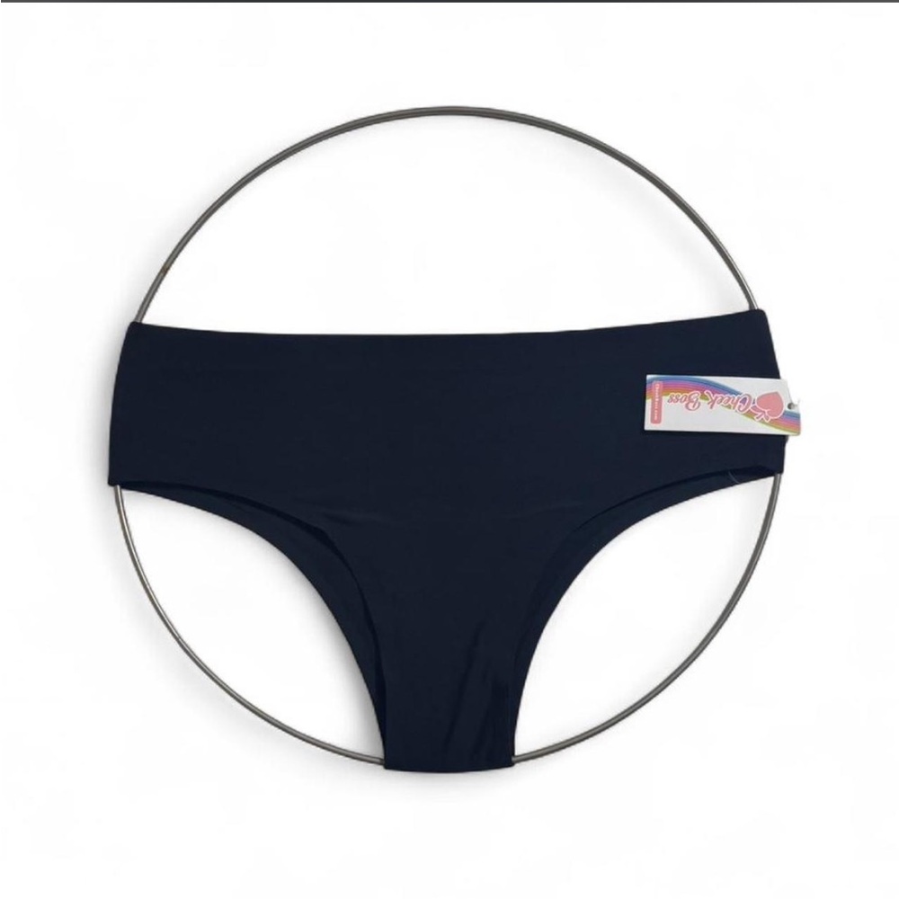 Cheek Boss No Show Seamless Cheeky Underwear Black M NWT